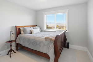 Bedroom featuring baseboards