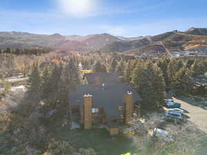 View of mountain background