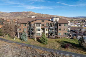 View of property featuring a mountain view