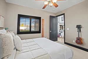 Main floor en suite bedroom