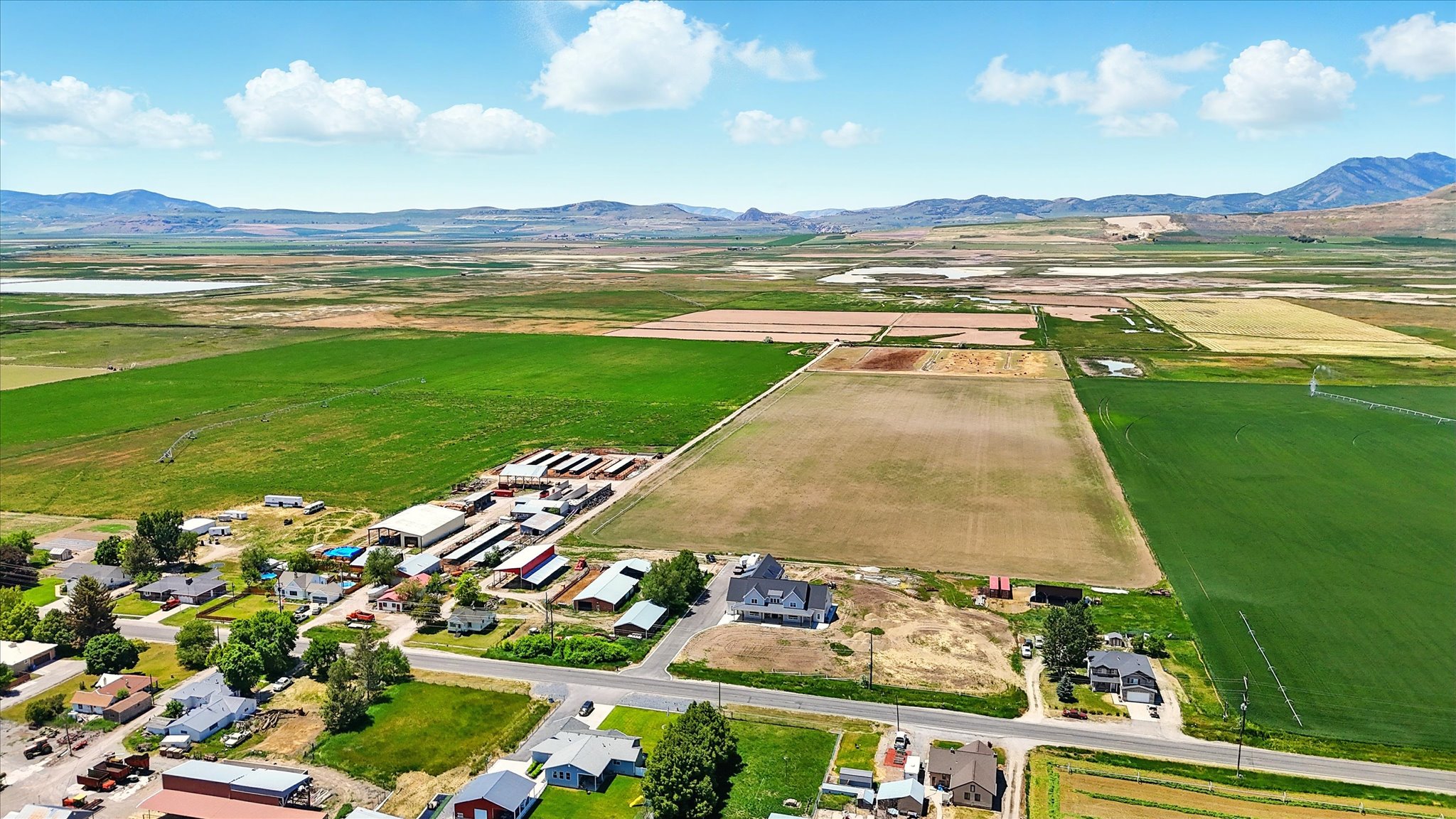 View of rural area featuring a mountainous background
