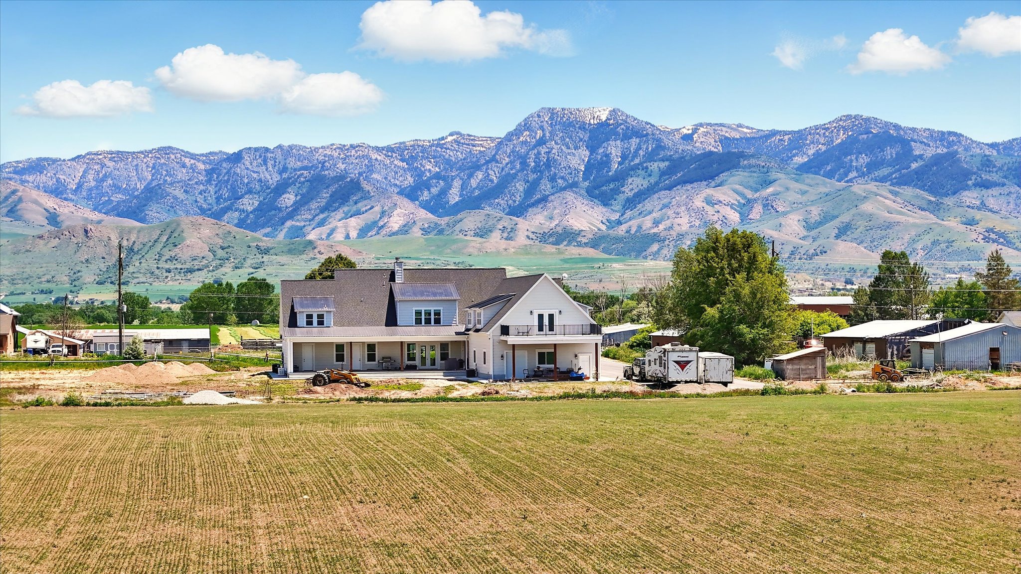 View of mountain backdrop