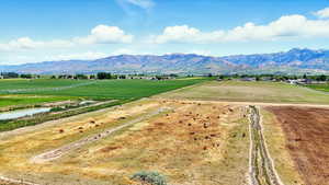 Mountain view featuring rural landscape
