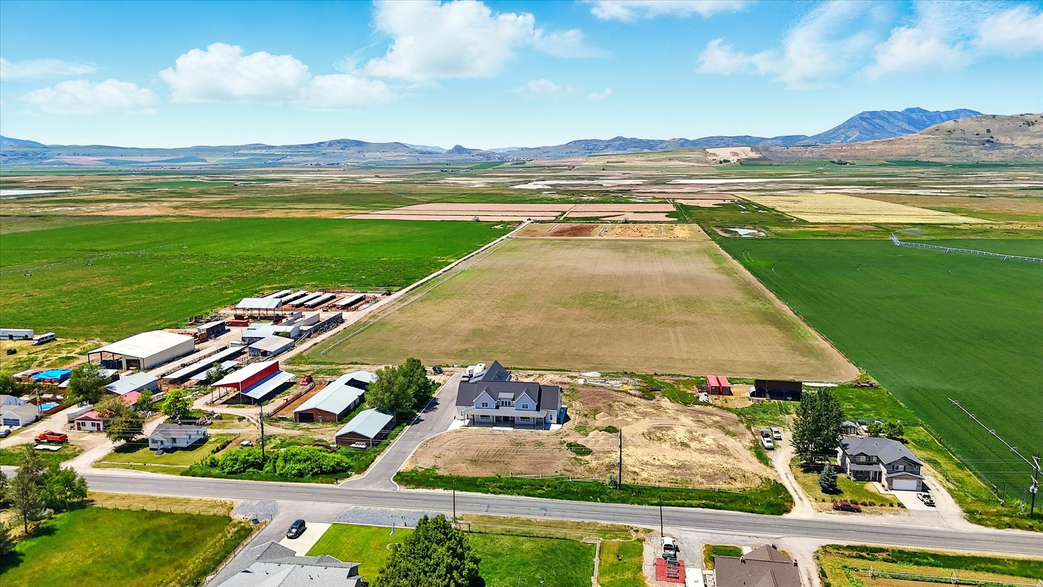 View of rural area featuring a mountainous background