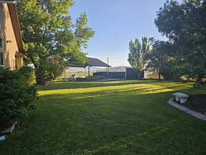 View of yard featuring a patio