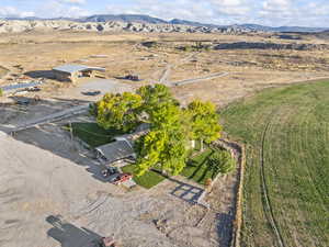 View of rural area with a mountain backdrop