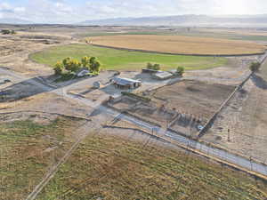 View of property location with rural landscape and mountains