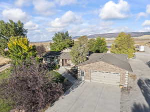 View from above of property