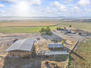 View of rural area with mountains