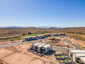 Drone / aerial view of mountains