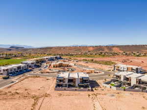 Bird's eye view of mountains