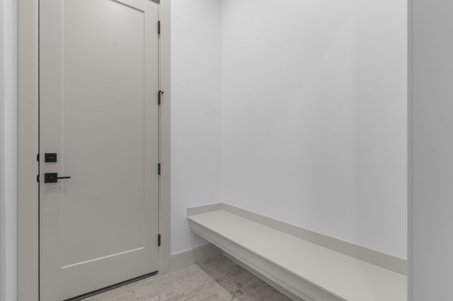 Mudroom with baseboards