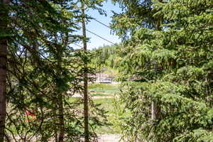 View of chairlift from balcony