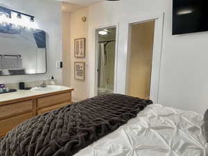 Loft primary sleeping area