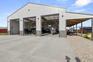 View of outdoor structure