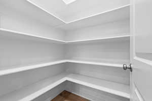 View of storage area