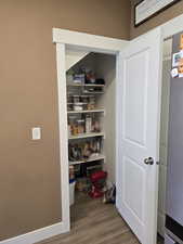 Kitchen pantry and storage area
