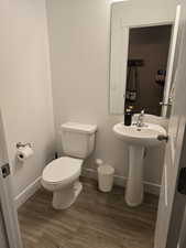 Half Bathroom off of main entry area