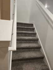 View of stairway to 2nd level