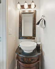 Half bath on main floor