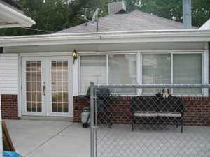 View of patio / terrace featuring french doors