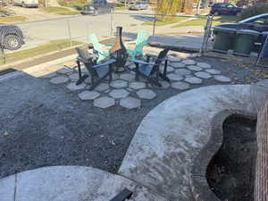 View of yard featuring a patio area