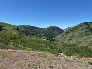 View of mountain background