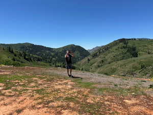 View of mountain backdrop