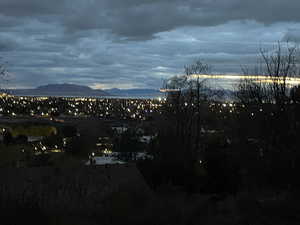 Standing in the lot at dusk