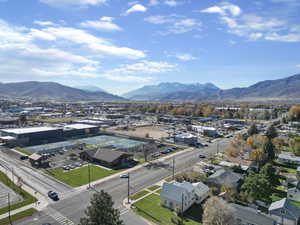 Aerial view of mountains
