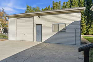 Detached garage and separate office space