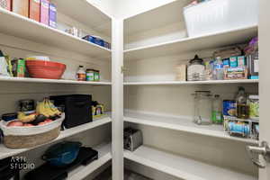 View of storage area