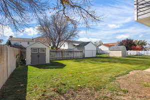 Backyard & Storage Shed