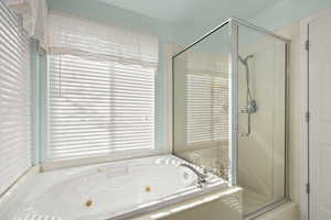 Primary Suite separate tub and shower