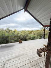 Deck off of Family Area/Kitchen