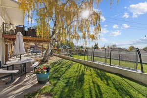 View of yard featuring a patio
