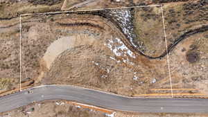 View of property location featuring property parcel outlined