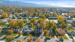 Aerial view of mountains