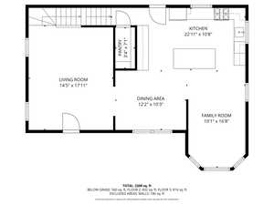 View of floor plan / room layout