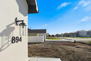 View of yard with a residential view