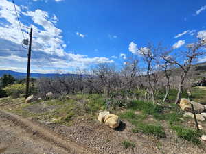 View of mountain background