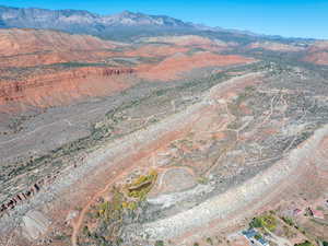 View of mountain background with rural landscape