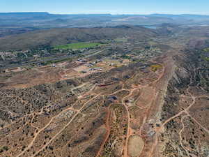 View of property location featuring a mountain backdrop and rural landscape