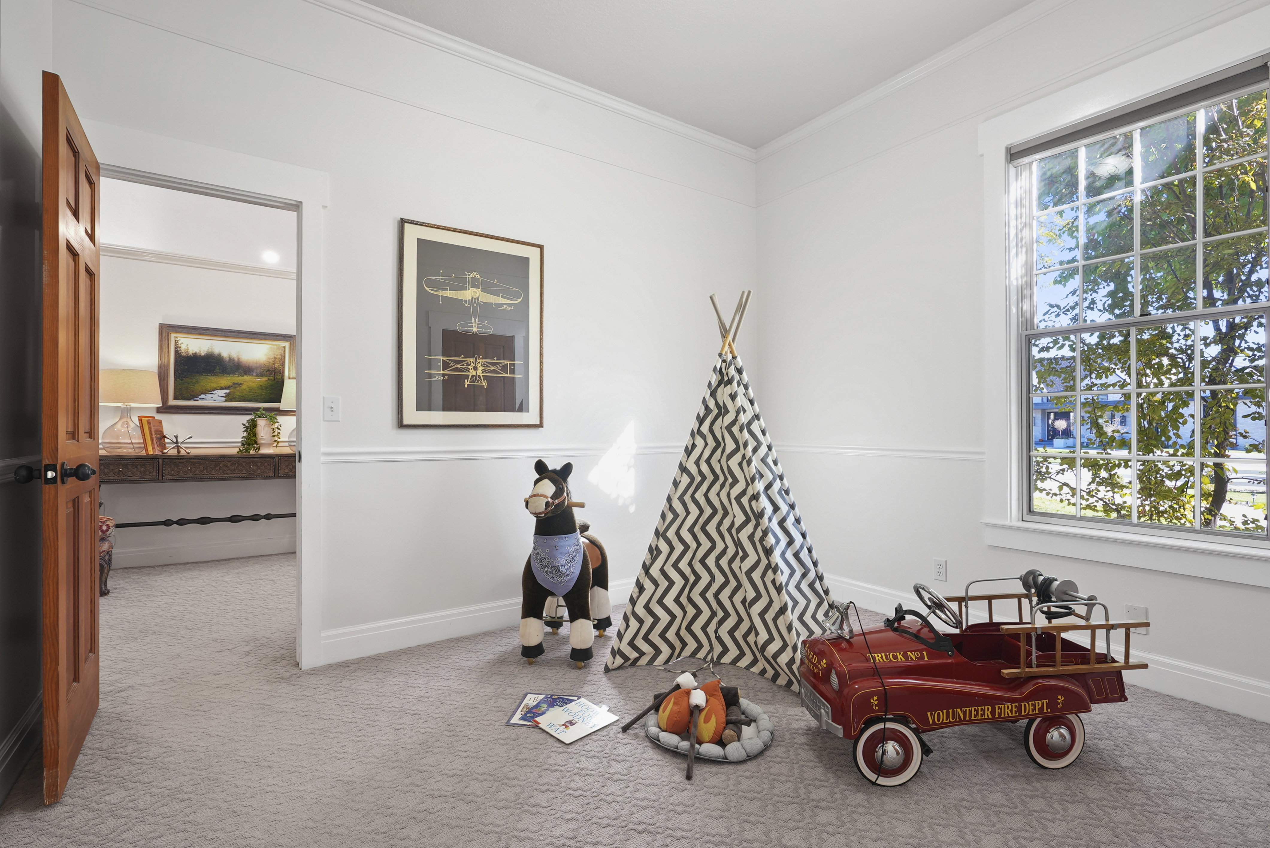 Primary suite access to nursery