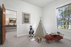 Primary suite access to nursery