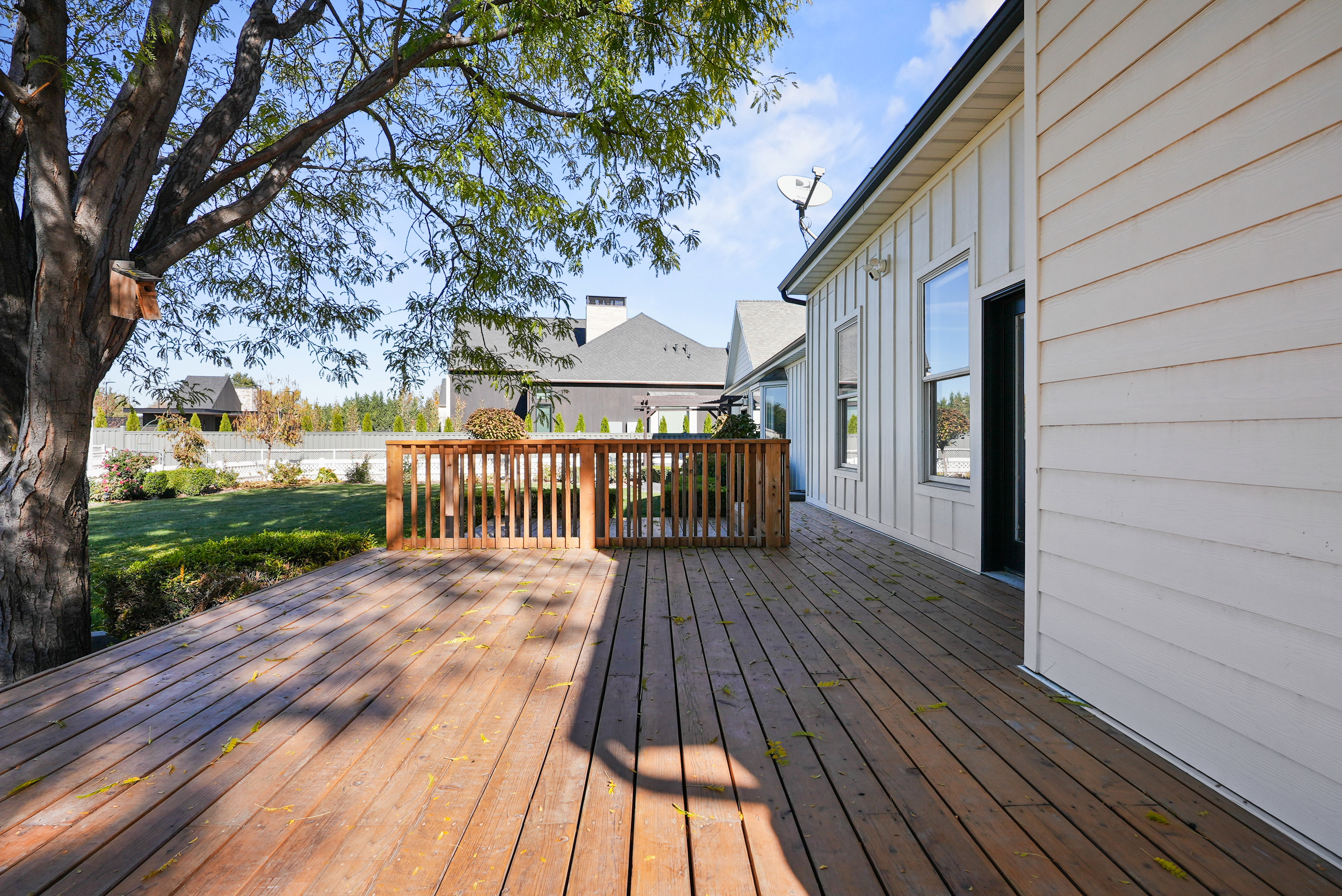 Private deck perfect for entertaining or relaxation