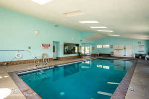 View of indoor pool