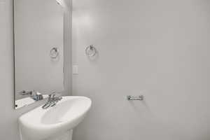 Bathroom featuring a sink