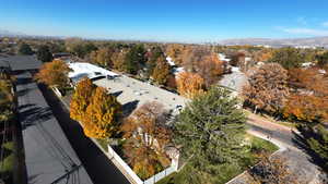 Bird's eye view of mountains