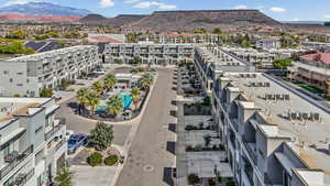 Bird's eye view of mountains